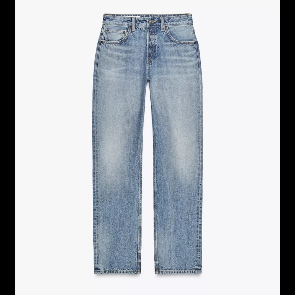 💙NEW ZARA Classic Blue Women's Jeans. - Picture 2 of 6